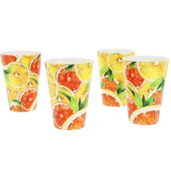 Discount Pack 4 gobelets fruit orange