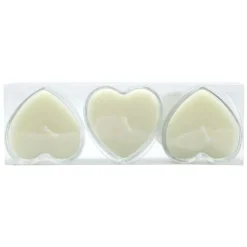 Outlet SIMPLY Pack de 3 bougies coeur
