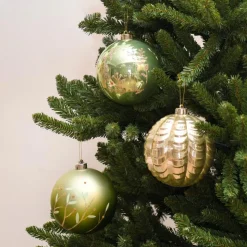 Discount Pack de 3 boules 15cm forest