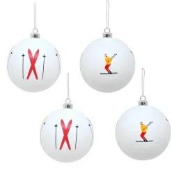 Discount Pack de 4 boules 10cm rainbow