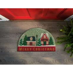 Outlet L'ATELIER DU PAIN D'EPICES Paillasson de noel boule a neige