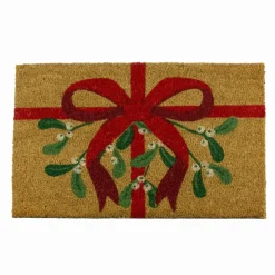 New RAINBOW CHRISTMAS Paillasson de noel noeud 40x60