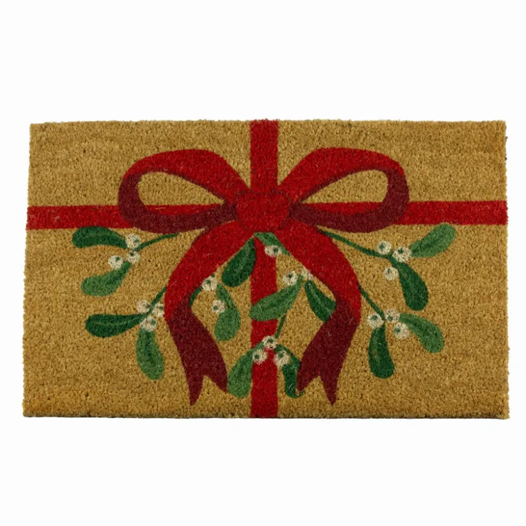 New RAINBOW CHRISTMAS Paillasson de noel noeud 40x60