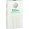 Clearance CELEBRATE Pailles x100 papier blanc