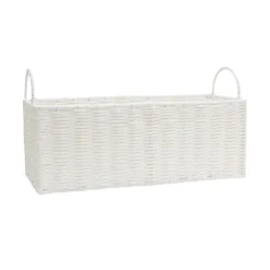 THE STORAGE SHOP Panier de rangement tresse blanc