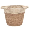 THE STORAGE SHOP Panier tresse nature/creme h22cm