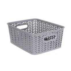 ORGANIZED HOME Paniere de rangement chevron