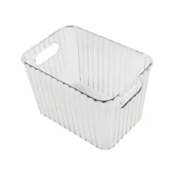 Best HOME ESSENTIALS Paniere de rangement striee s