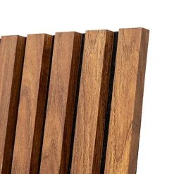 Online Panneau deco tasseaux bois fonce