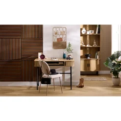 Sale Panneau deco tasseaux bois fonce