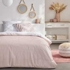 Best Parure bicolore 200x200 blanc be