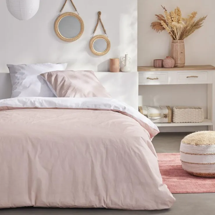 New Parure bicolore 240x220 rose