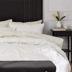 Hot HOME COLLECTION Parure gabrielle tuftee 240x220