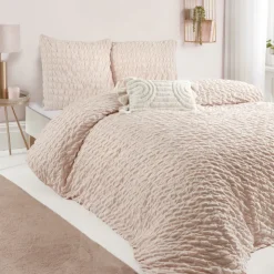 Sale HOME COLLECTION Parure lara 200x200 blush