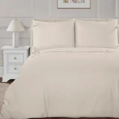 Sale HOME COLLECTION Parure nouettes 200x200 ivoire