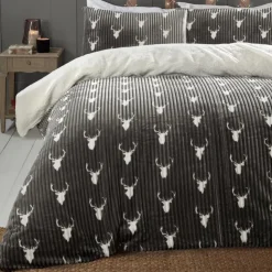 Online HOME COLLECTION CHRISTMAS Parure rennes 200x200 gris