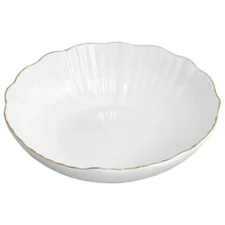 New SECRET FOREST Pasta bol blanche embossee