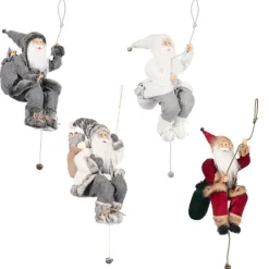 Hot Pere noel grimpant 45cm