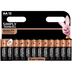 Online Pile simply duracell aa x12