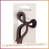 Best GRIP & GLAM Pince cheveux noeud brown