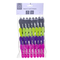 Best FIVE Pinces a linge x32 rondes