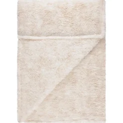 NATURAL HOME Plaid 2 tons 150x200cm creme