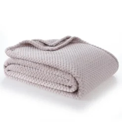 Clearance HOME COLLECTION Plaid gaufre 200x250cm