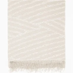 NATURAL HOME Plaid ivy creme