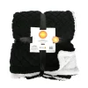 Online SIMPLY COSY Plaid teddy sherpa black 180x230
