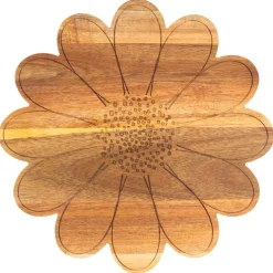 KITCHEN COLLECTION Planche en bois marguerite d29cm