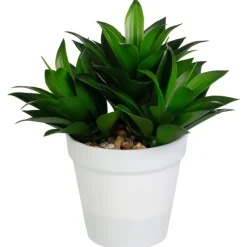 Hot FLOURISH Plante artificielle pot blanc