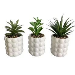 FLOURISH Plante artificielle pot bulles