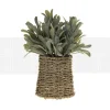 New FLOURISH Plante artificielle pot jonc