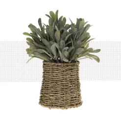 New FLOURISH Plante artificielle pot jonc