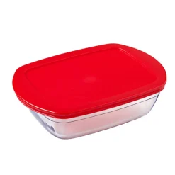 O'CUISINE Plat rect avec couvercle 23x15cm