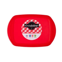 O'CUISINE Plat rect avec couvercle 23x15cm