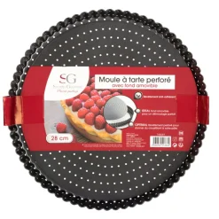New FIVE Plat tarte fond amovible d28cm
