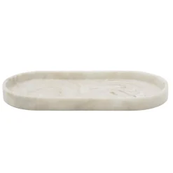 Hot BATHROOM COLLECTION Plateau marbre brun