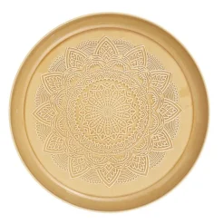 Clearance KITCHEN COLLECTION ORIENTAL Plateau metal d41.5cm