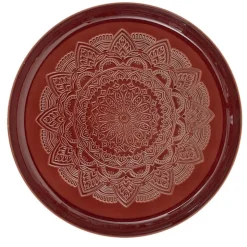 Clearance KITCHEN COLLECTION ORIENTAL Plateau metal d41.5cm