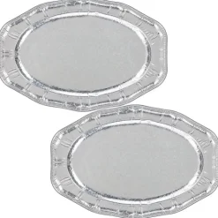 Outlet CELEBRATE Plateau oval x2 aluminium
