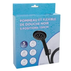 Outlet BLUE HYDRO Pommeau + flexible de douche 150