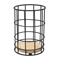 Hot URBANIST Porte couverts metal noir bambou