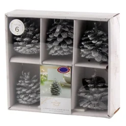 Hot RAINBOW CHRISTMAS Porte-nom pomme de pain arg x6