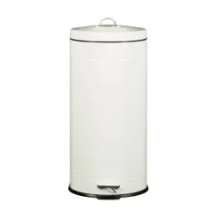 Best HOME ESSENTIALS Poubelle a pedale 30 l nervure