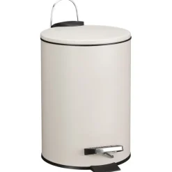 Clearance BATHROOM COLLECTION Poubelle de sdb 3l beige soft