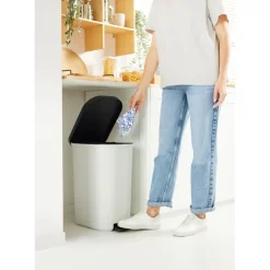 Discount ROTHO Poubelle ribo 40l blanc casse