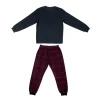 Pyjama homme polaire ht uni et b