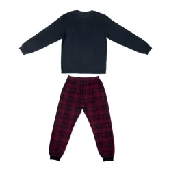 Pyjama homme polaire ht uni et b