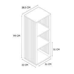 Clearance Rangement modulable 3 cases klau